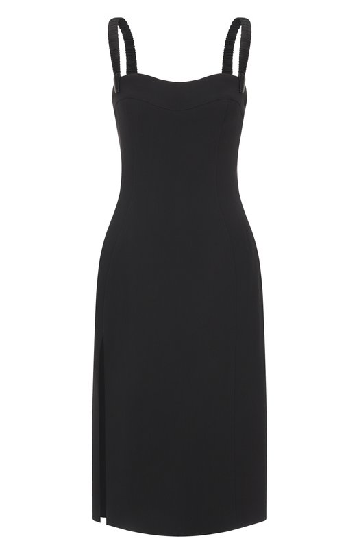 Шелковое платье Mugler C0M1R01798196 Чёрный C0M1R01798196