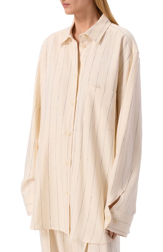 Костюм из вискозы и льна The Andamane T196469C/TNV136 Кремовый  T196469C/TNV136 Фото 2