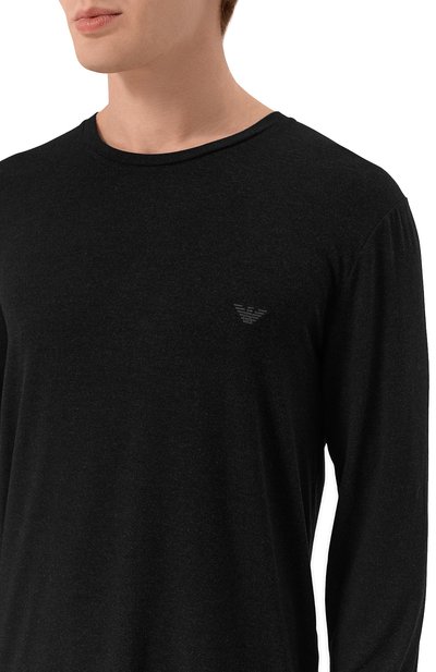 Лонгслив из вискозы EMPORIO ARMANI, арт. 111653/4F584, фото 5