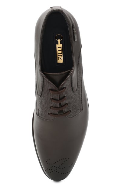 Кожаные дерби ZILLI, арт. MDU-B073/0A2, фото 5