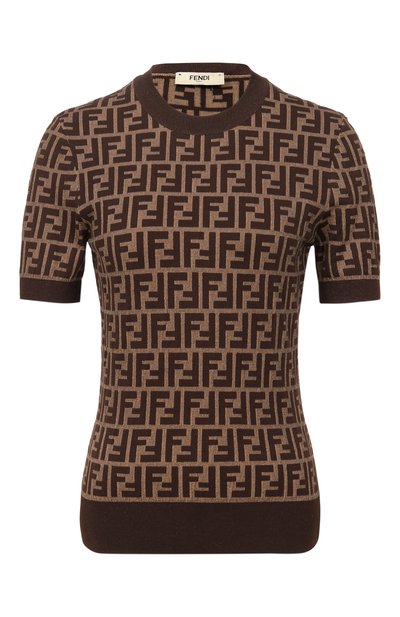 Женский хлопковый пуловер FENDI, арт. FZXC72 ASJT F0GGE
