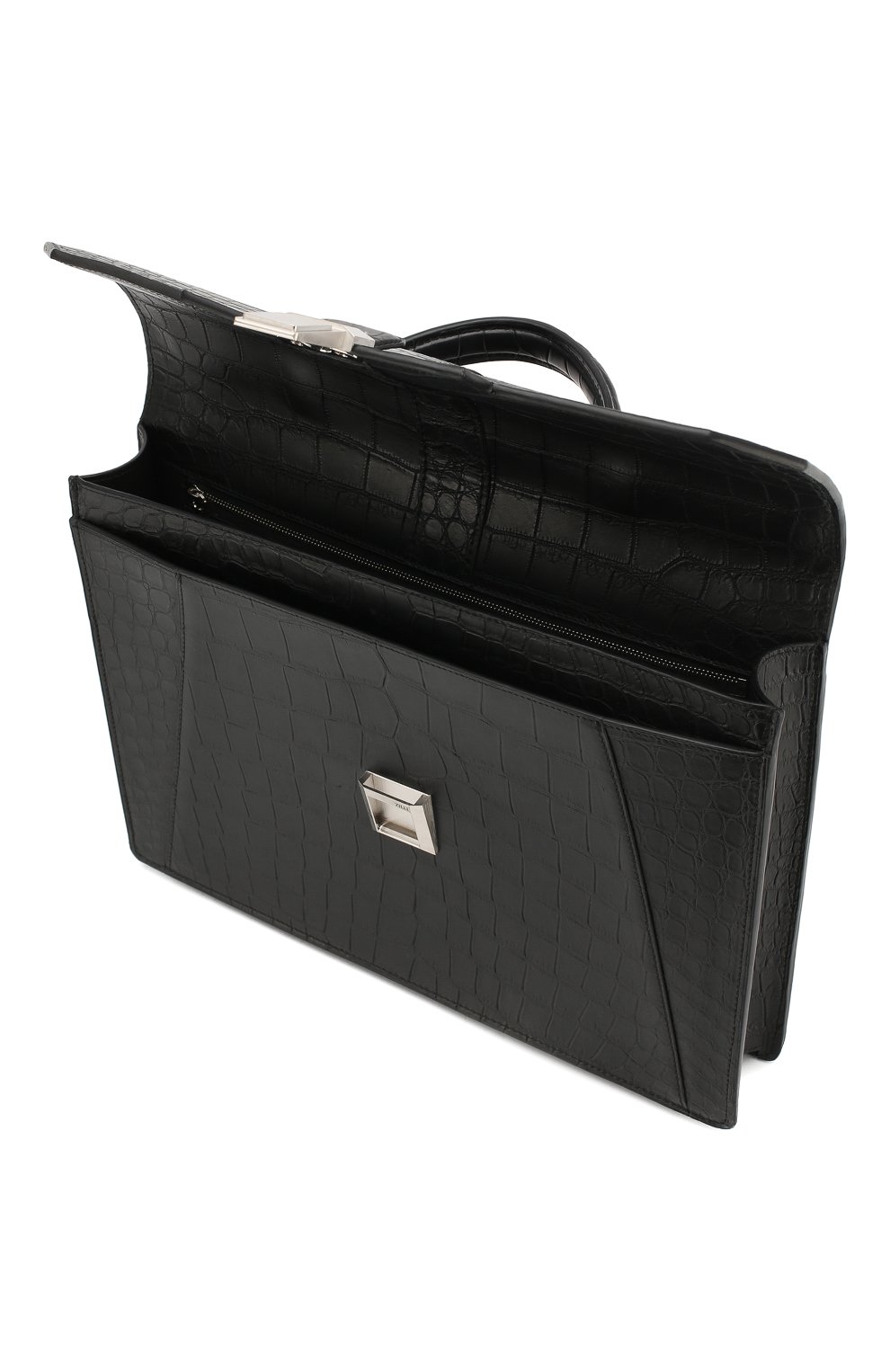 Портфель из кожи крокодила ZILLI, арт. MJL-0BB08-10100/0001/CPOR, фото 4