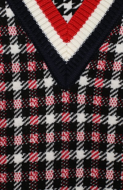 Шерстяной пуловер BURBERRY разноцветного цвета по цене 25350 руб., арт. 8032677, фото 3 Шерстяной пуловер BURBERRY, арт. 8032677, фото 3