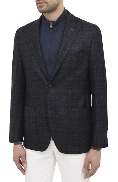 Шерстяной пиджак CORNELIANI, арт. 86X528-0816318/90, фото 4