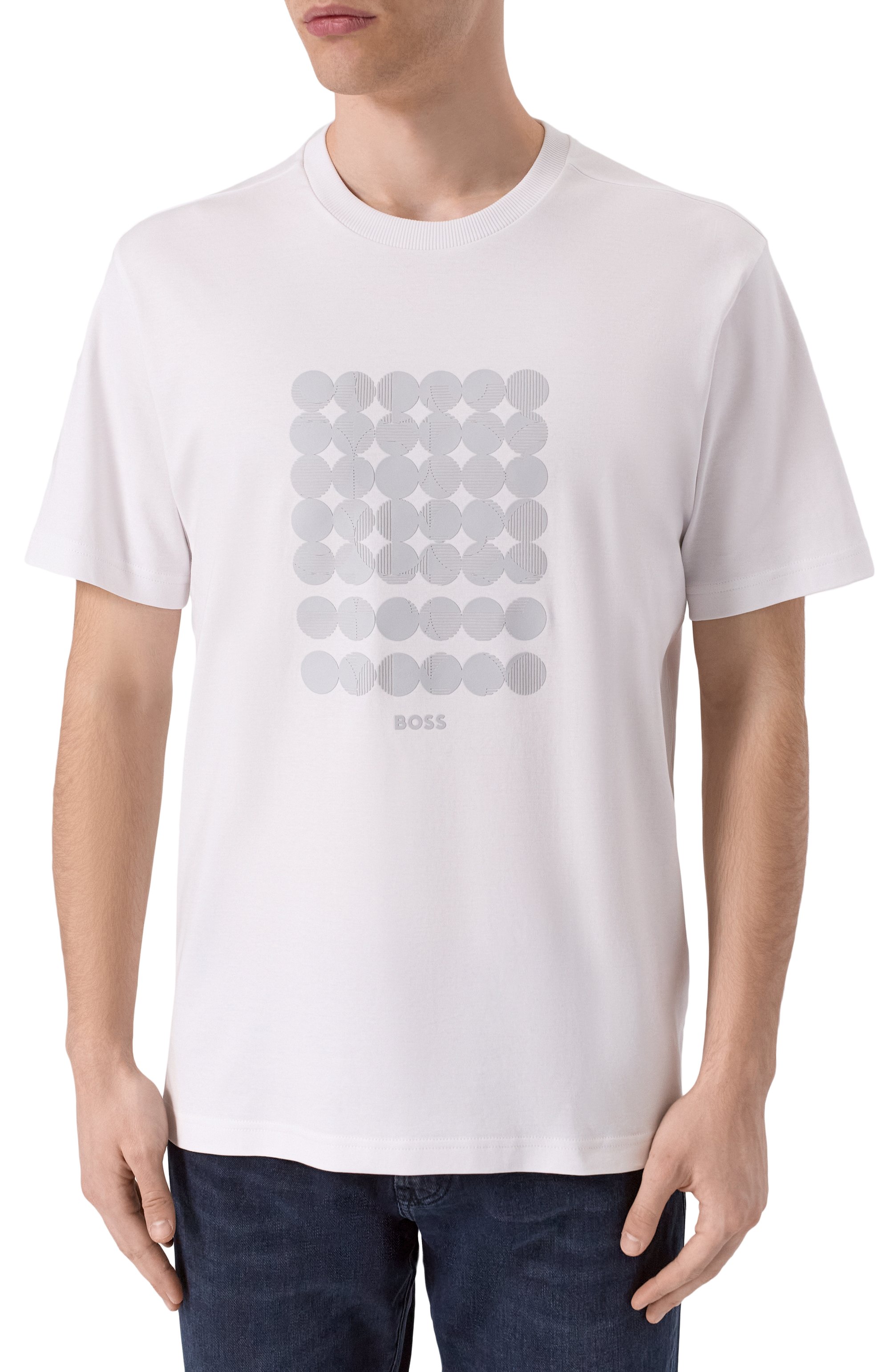 Хлопковая футболка BOSS GREEN, арт. 50537845, фото 3