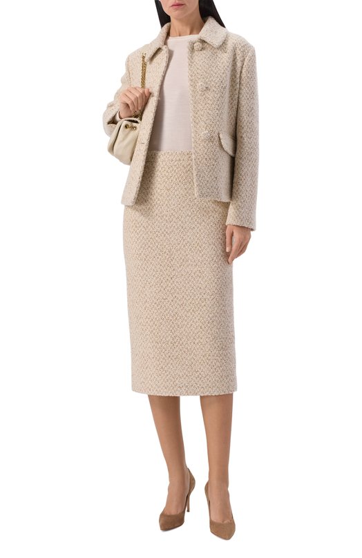 Шерстяной пуловер MVST M0-M25.1MW.K402/34-48 Кремовый  M0-M25.1MW.K402/34-48 Фото 2