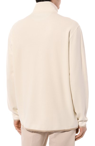 Свитшот из кашемира и хлопка BRUNELLO CUCINELLI, арт. MM818B2230, фото 4