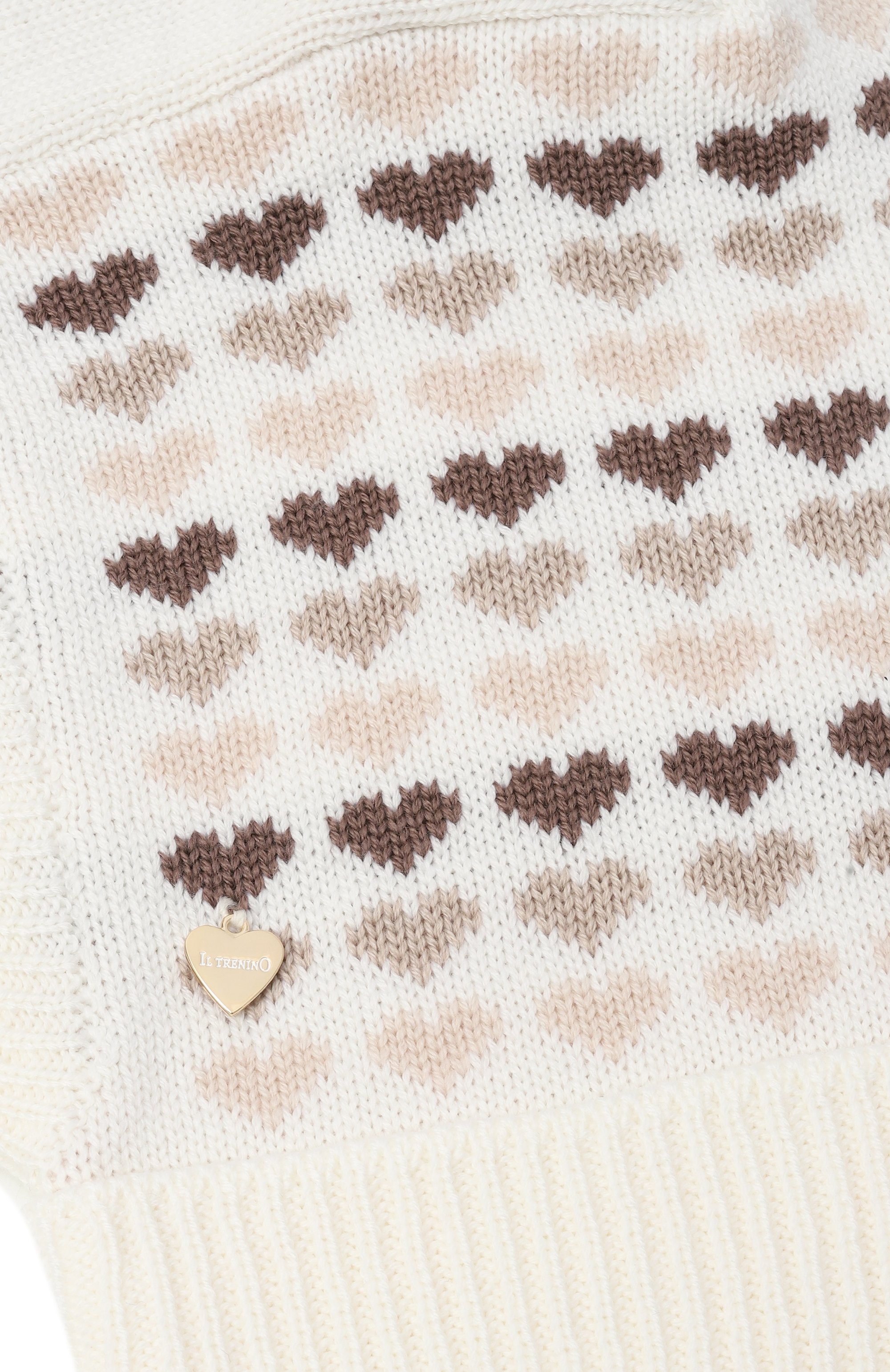 Шерстяная шапка-балаклава IL TRENINO белого цвета по цене 7805 руб., арт. FJ-4812, фото 3 Шерстяная шапка-балаклава IL TRENINO, арт. FJ-4812, фото 3