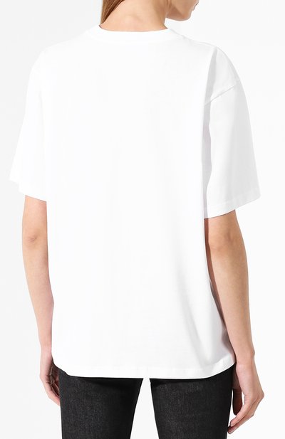 Хлопковая футболка VICTORIA, VICTORIA BECKHAM, арт. JYVV 149 PAW19 C0TT0N JERSEY, фото 4