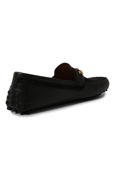 Кожаные мокасины GUCCI, арт. 730149/AABBN, фото 5