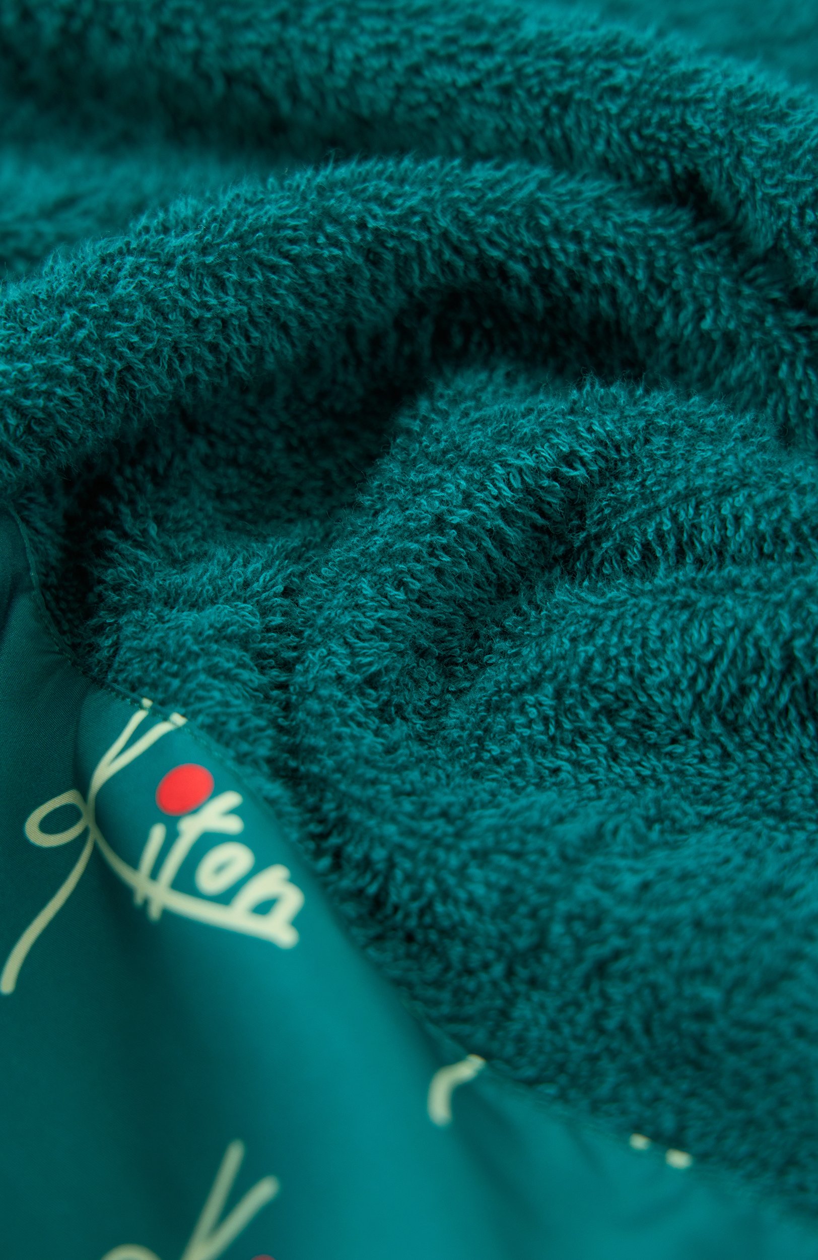 Хлопковое полотенце KITON бирюзового цвета по цене 53050 руб., арт. UTLM02S26142, фото 2 Хлопковое полотенце KITON, арт. UTLM02S26142, фото 2