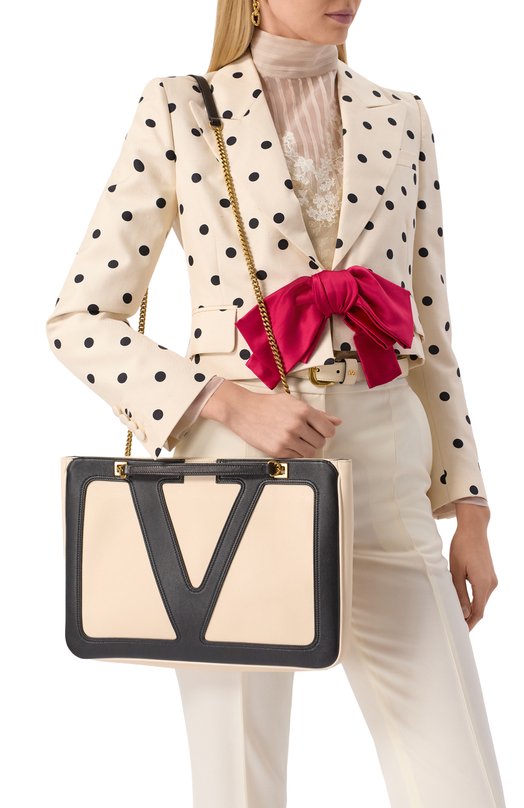 Сумка Viva Superstar medium Valentino 6W0B0R13/PTJ Кремовый  6W0B0R13/PTJ Фото 2