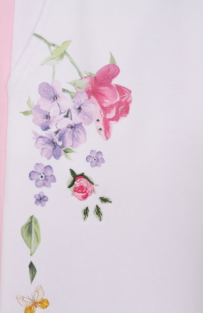 Хлопковые брюки MONNALISA, арт. 19G405, фото 3