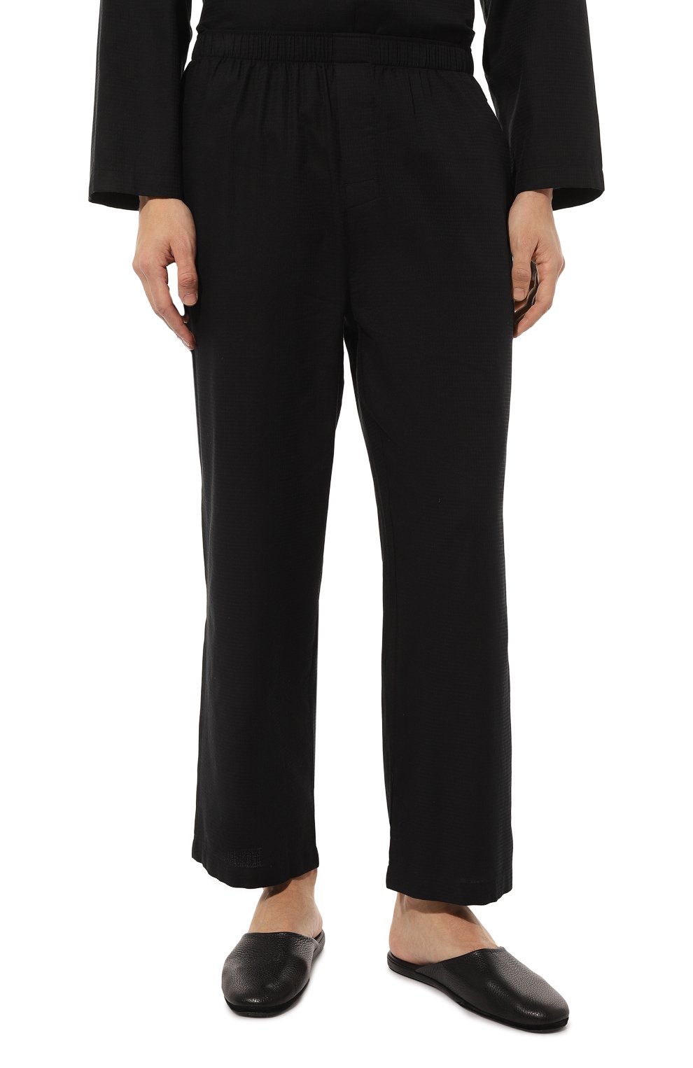 Хлопковая пижама BOSS черного цвета по цене 14950 руб., арт. 50485749, фото 5 Хлопковая пижама BOSS, арт. 50485749, фото 5