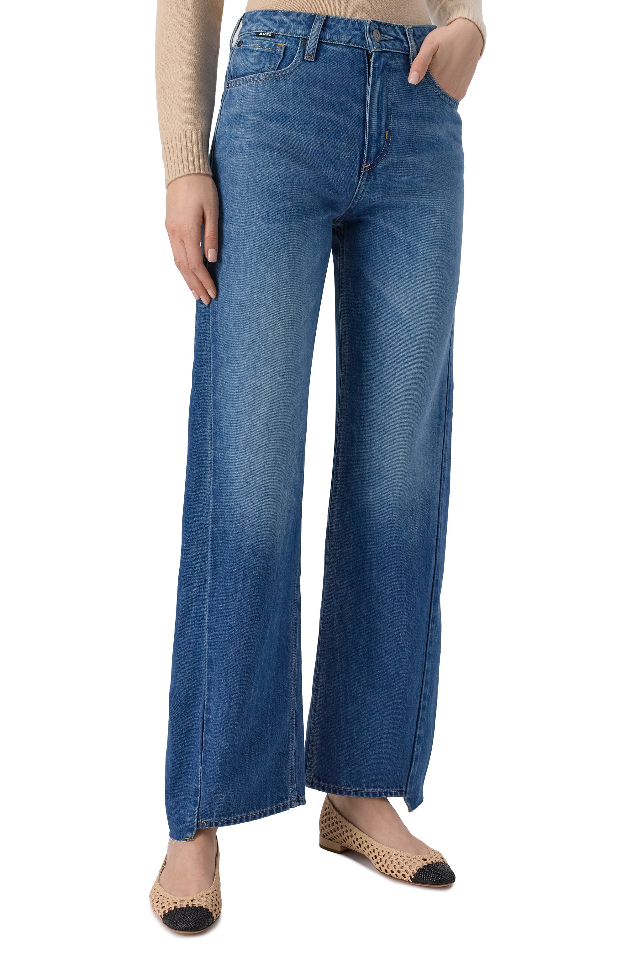 Джинсы BOSS синего цвета по цене 27500 руб., арт. 50542511, фото 3 Джинсы BOSS, арт. 50542511, фото 3