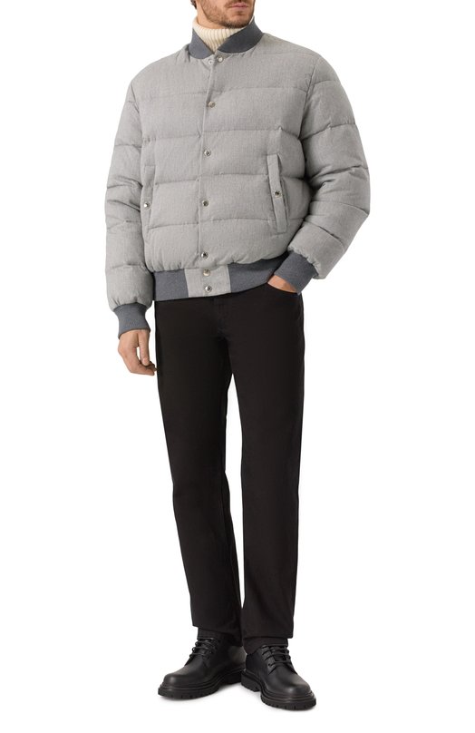 Двусторонний пуховик Dolce & Gabbana G9BS0T/FU5YA Серый  G9BS0T/FU5YA Фото 2