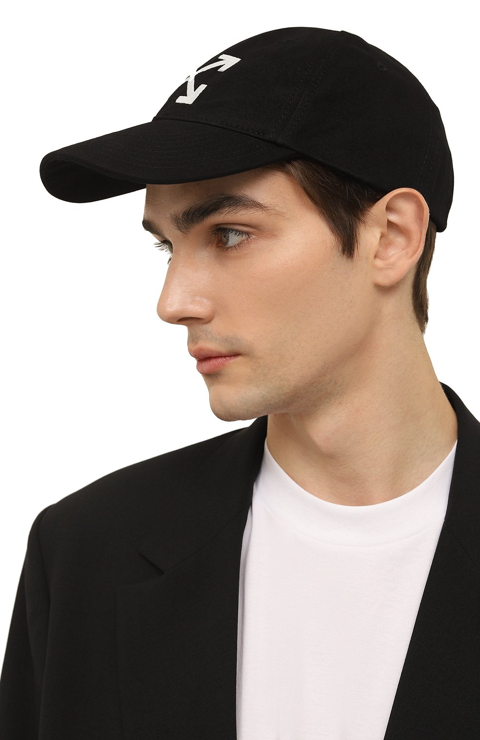 Хлопковая бейсболка OFF-WHITE, арт. OMLB041C99FAB0051001, фото 2