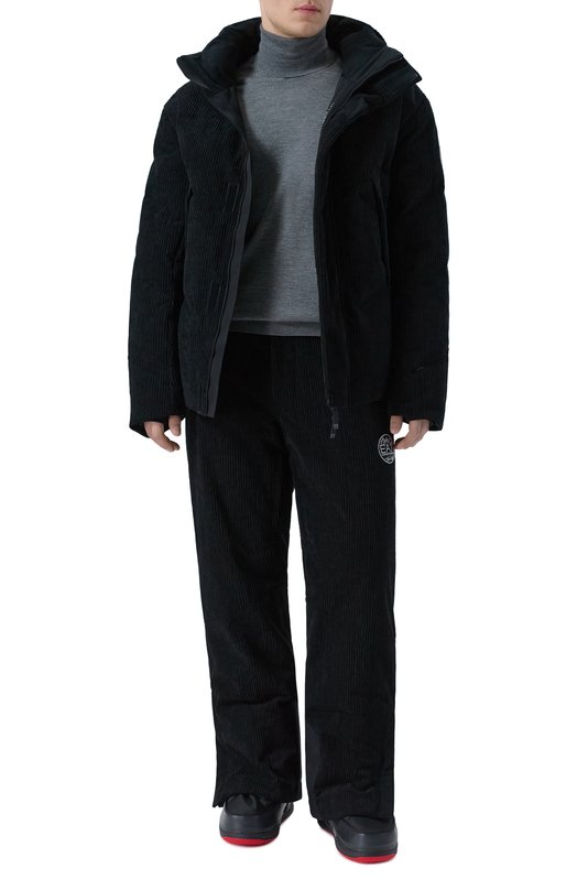 Вельветовый пуховик EA7 7M000446/AF14636 Чёрный  7M000446/AF14636 Фото 2