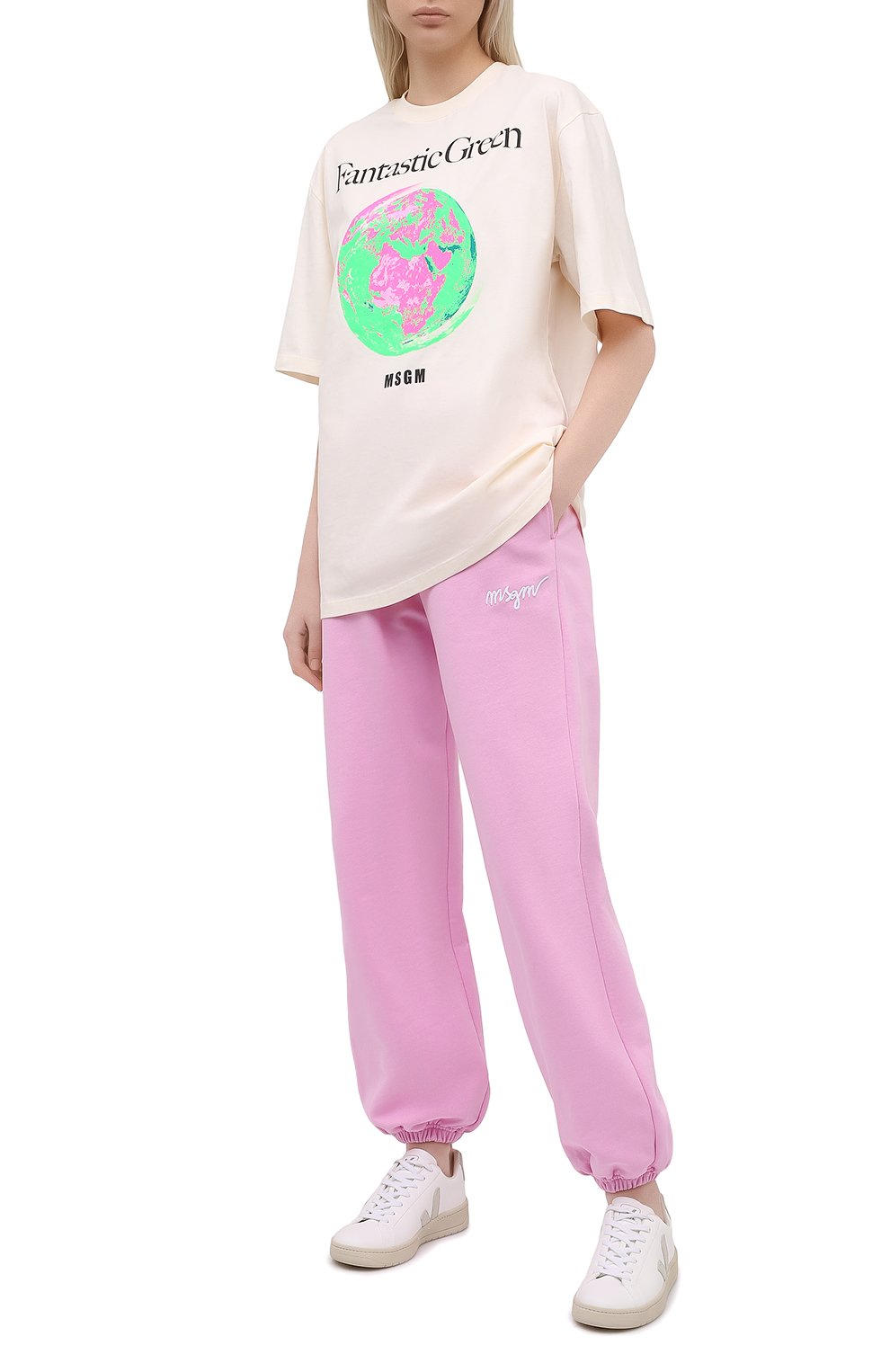Хлопковая футболка MSGM, арт. 3041MDM190 217117, фото 2