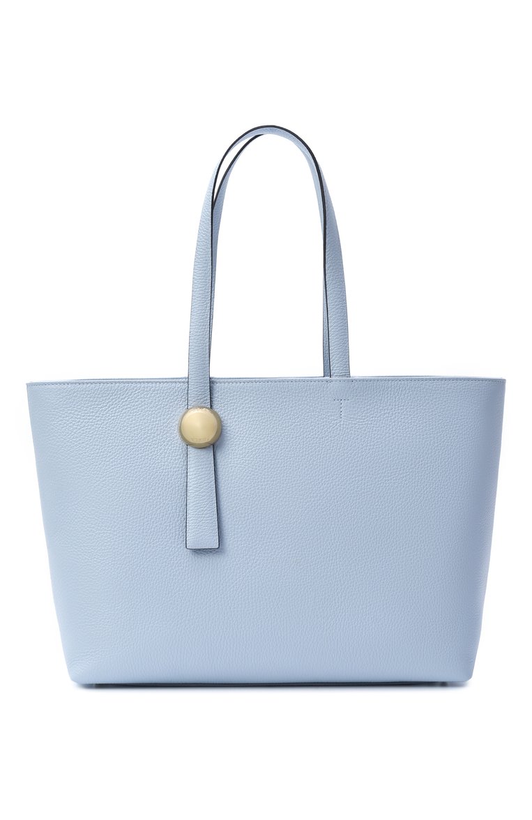 Женская сумка-тоут sfera large FURLA голубого цвета, арт. WB01353/HSF000 | Фото 1 (Материал: Натуральная кожа; Размер: large)
