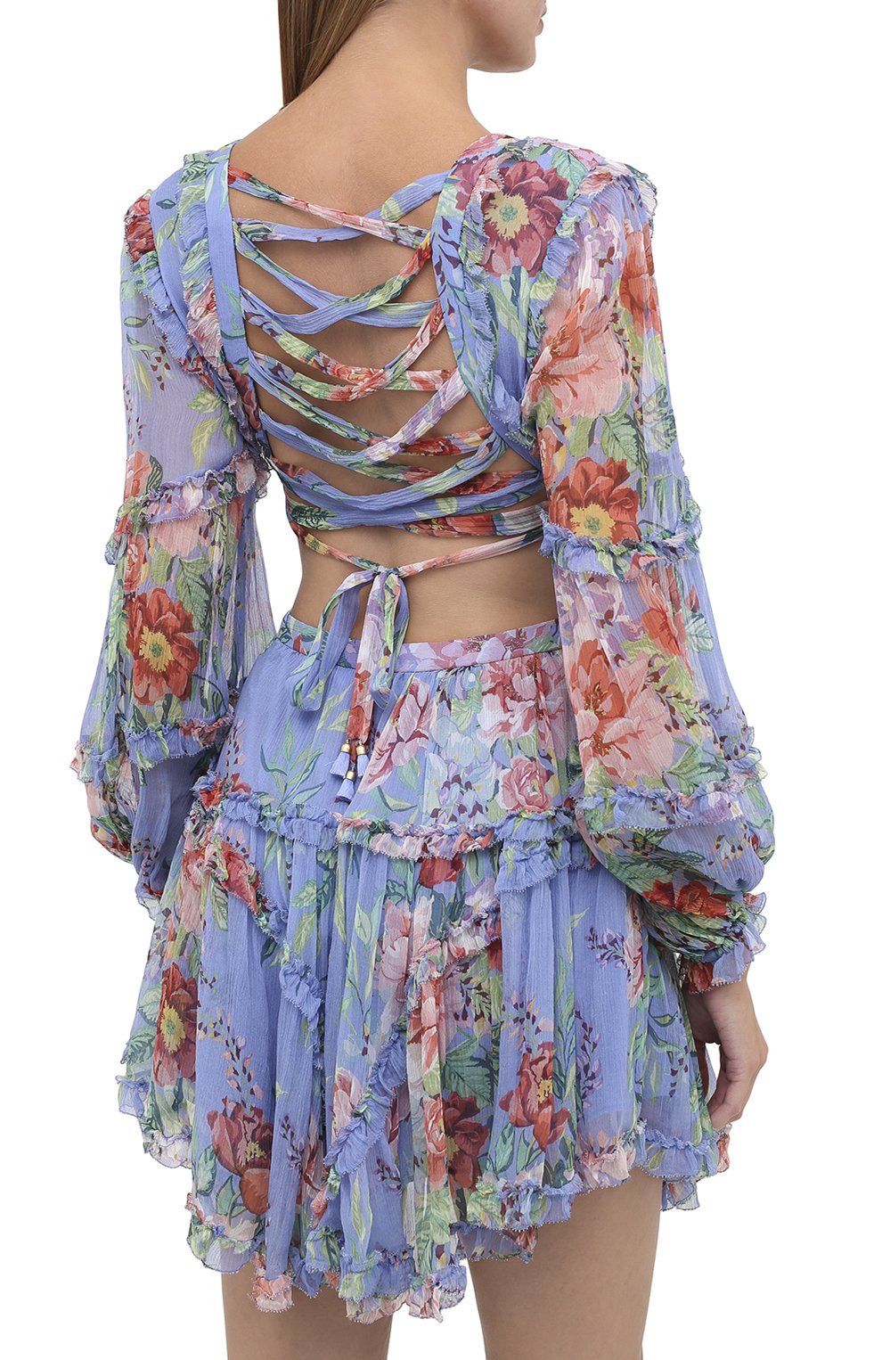 Шелковое платье ZIMMERMANN, арт. 3586DBTD, фото 4