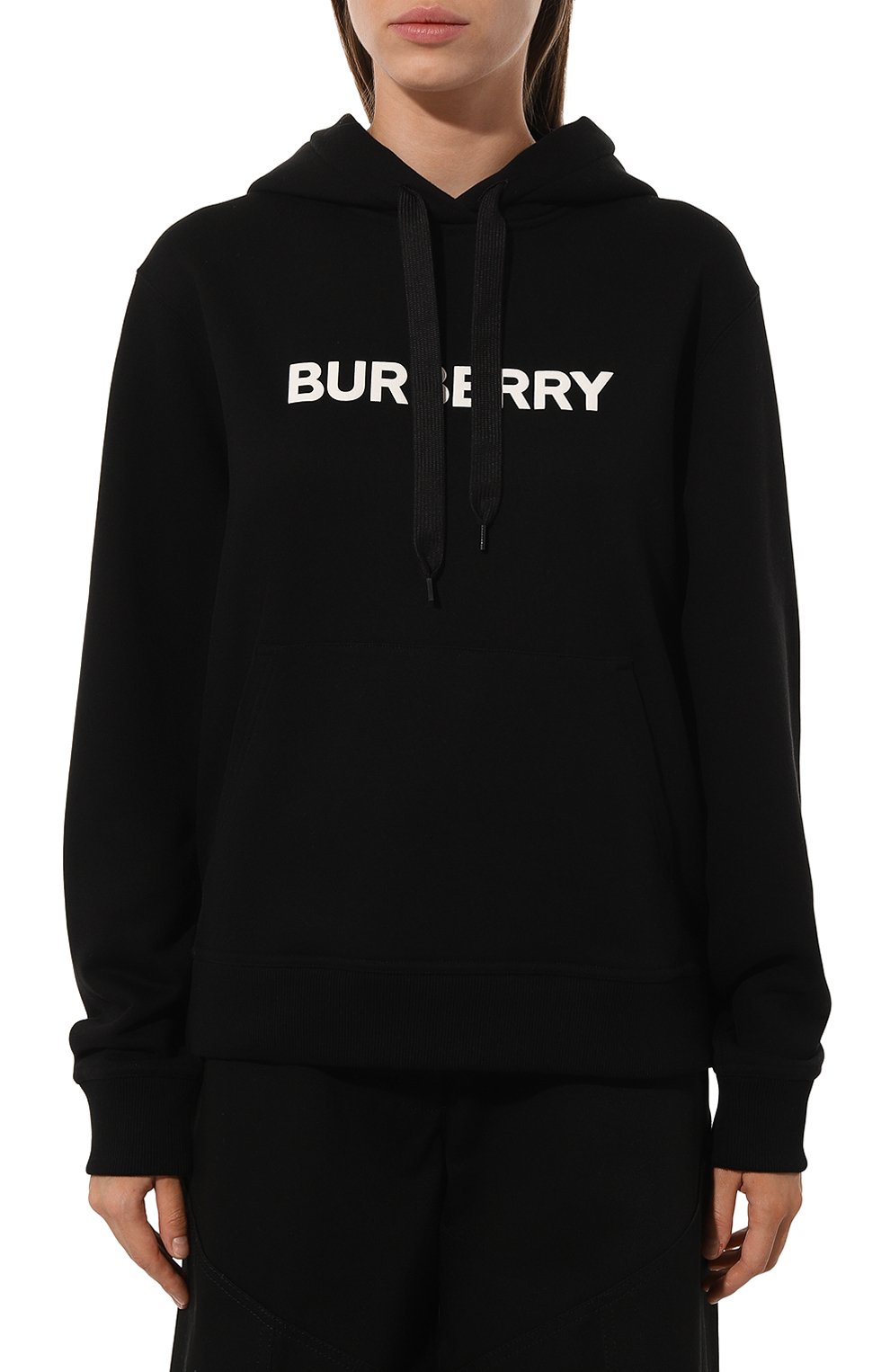 Хлопковое худи BURBERRY, арт. 8054386, фото 3