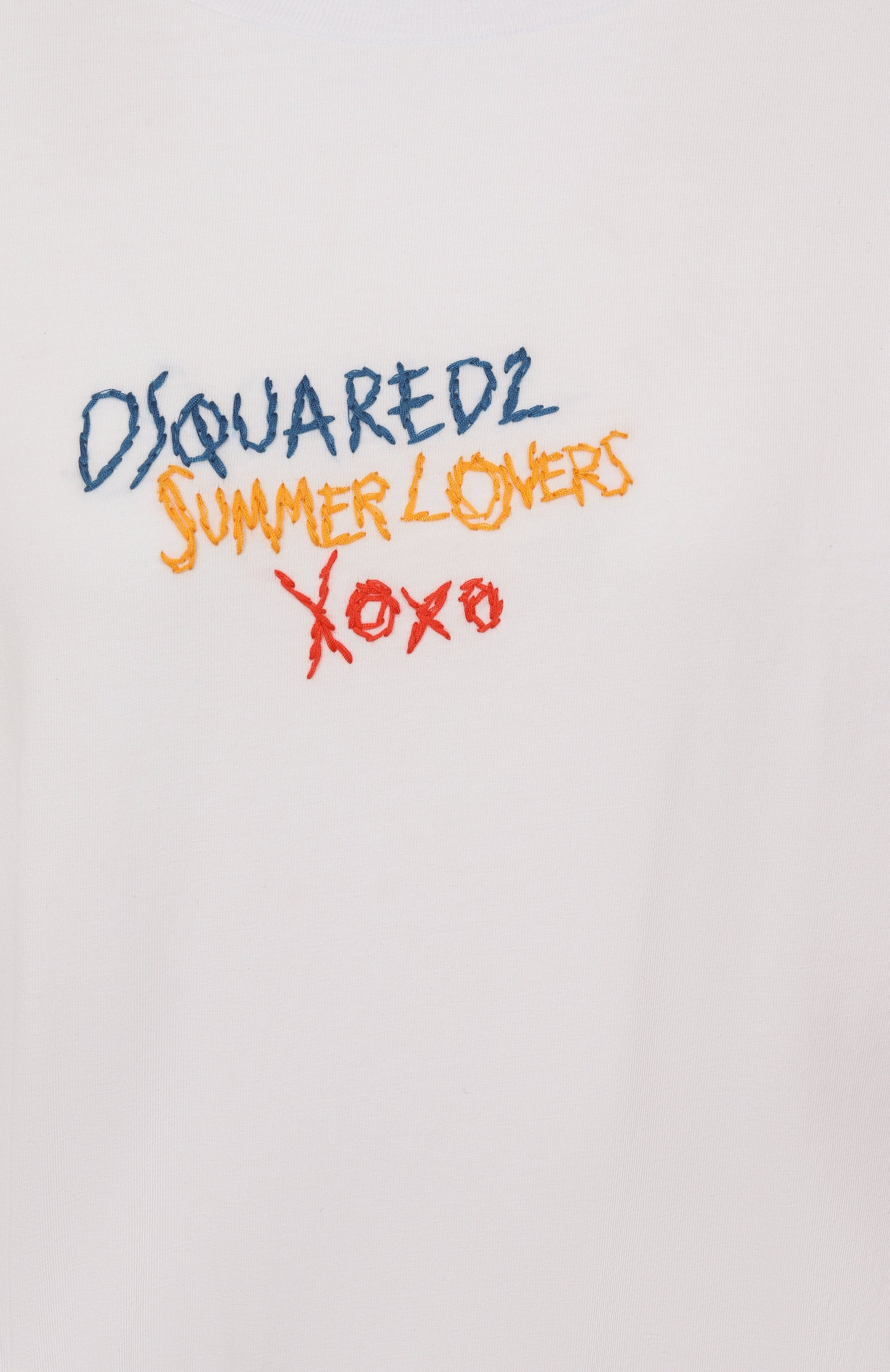 Хлопковая футболка DSQUARED2, арт. S73GC0295/D20020, фото 6