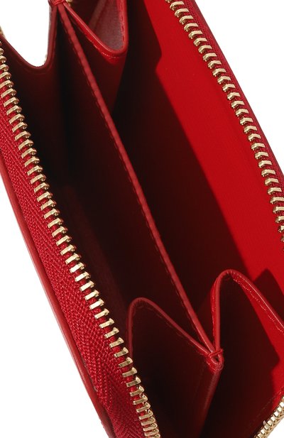 Кожаное портмоне JIL SANDER красного цвета по цене 44500 руб., арт. J07UI0007-P4841, фото 4 Кожаное портмоне JIL SANDER, арт. J07UI0007-P4841, фото 4