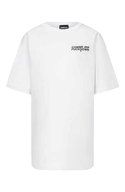 Женская хлопковая футболка COMME DES FUCKDOWN, арт. CFABW01665
