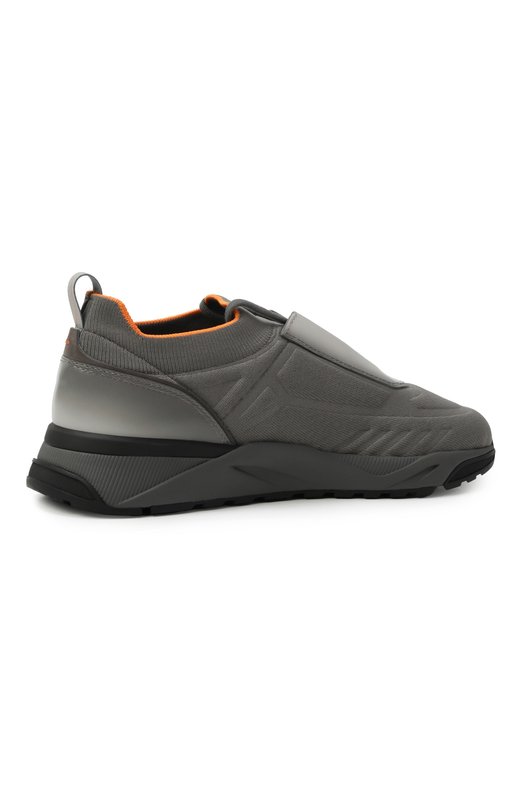 Текстильные кроссовки Innova Santoni MBIG22132ANETH0D Серый  MBIG22132ANETH0D Фото 5