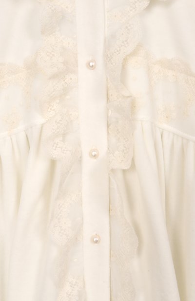 Хлопковый халат AMIKI CHILDREN молочного цвета по цене 18300 руб., арт. ARIEL, фото 3 Хлопковый халат AMIKI CHILDREN, арт. ARIEL, фото 3