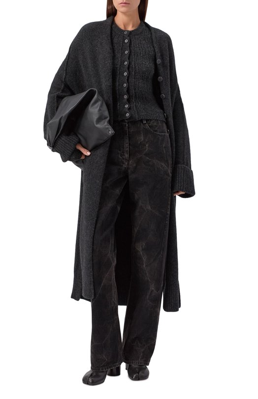 Шерстяной кардиган Isabel Benenato DK250F25 Серый  DK250F25 Фото 2