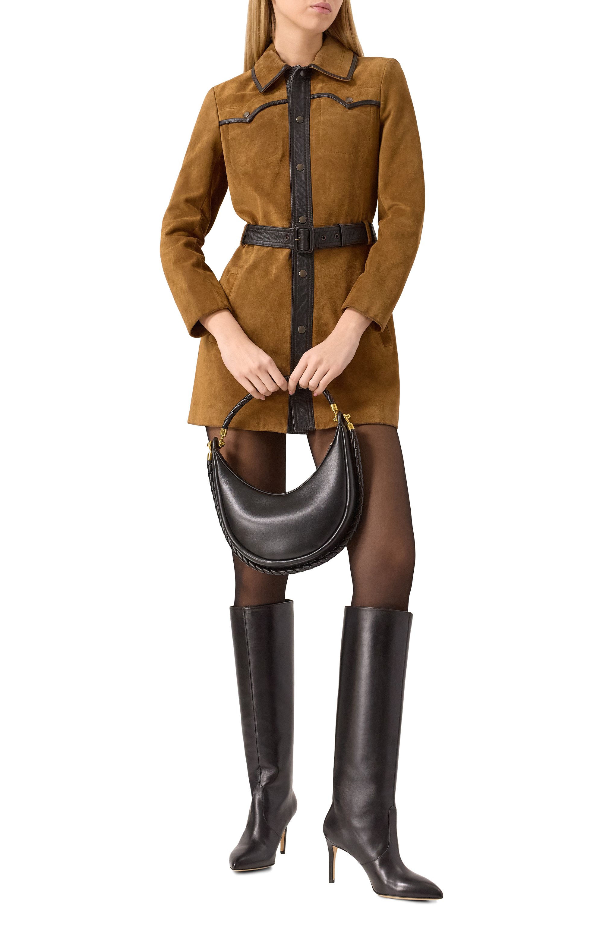 Сумка hula hoop BOTTEGA VENETA, арт. 794902/V3IW1, фото 7