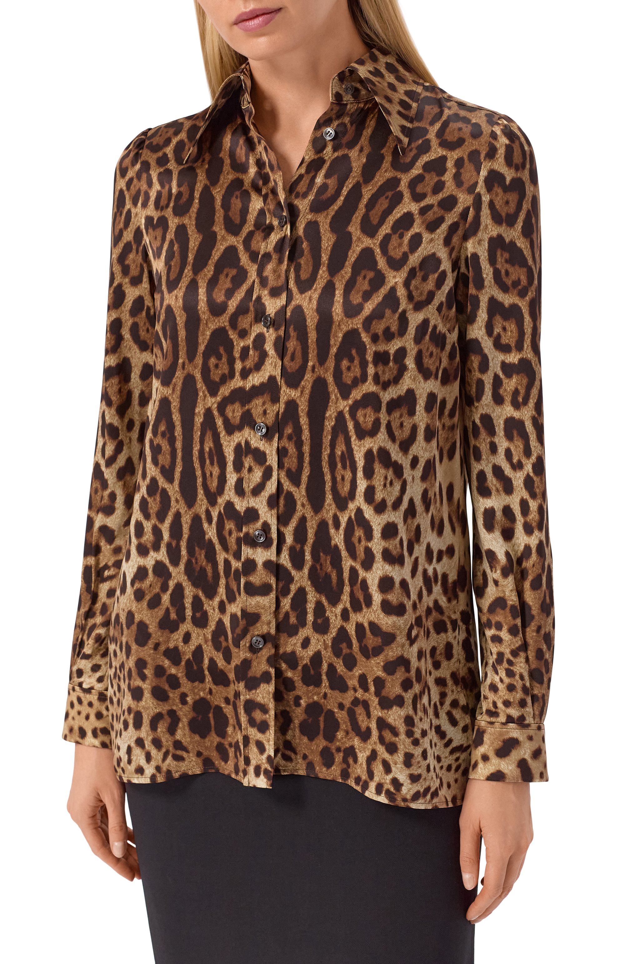 Атласная рубашка DOLCE & GABBANA, арт. F5S48T/FS1GT, фото 3