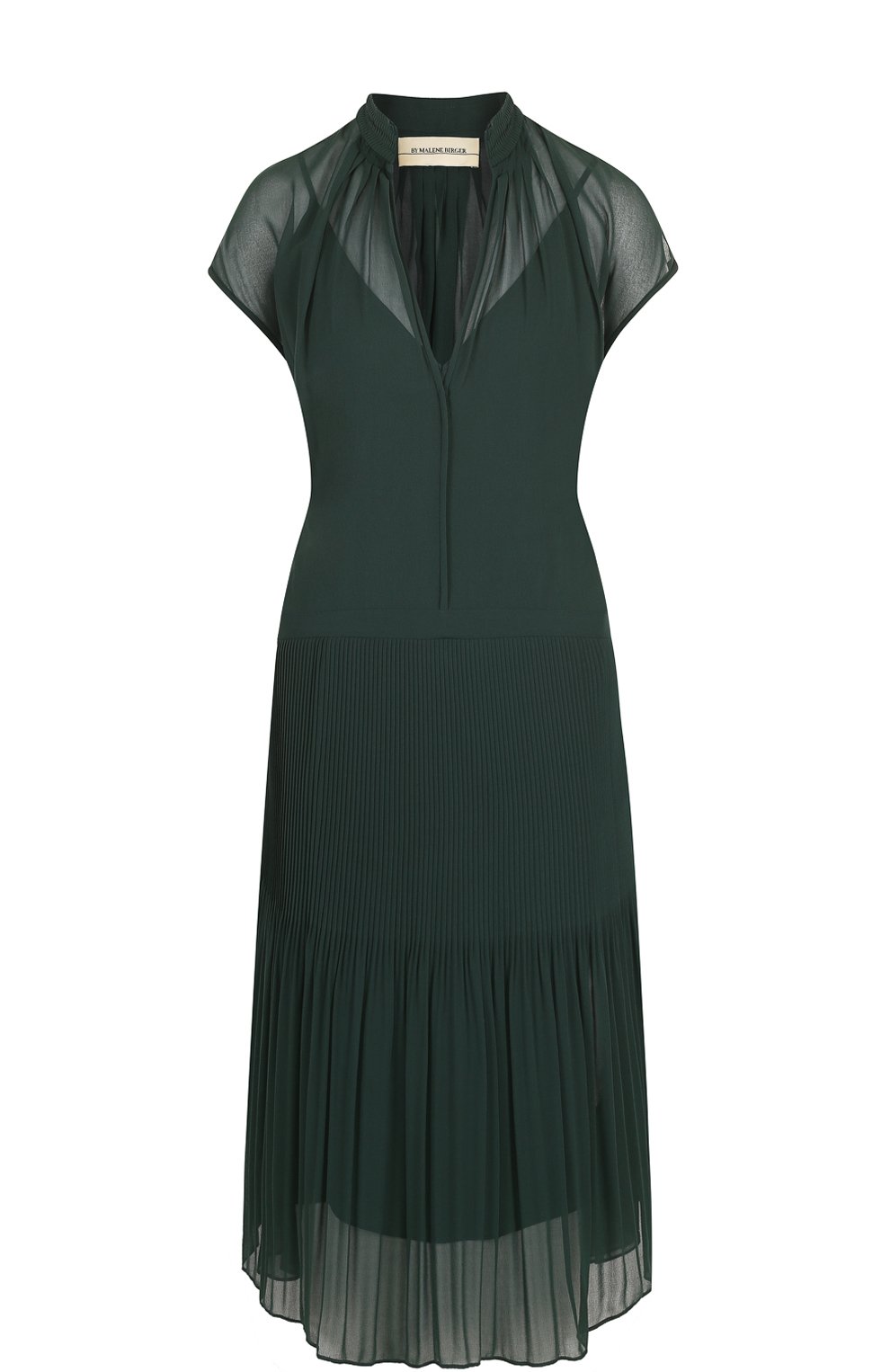 Приталенное однотонное платье-миди BY MALENE BIRGER, арт. Q64894001/0LINDAH, фото 1