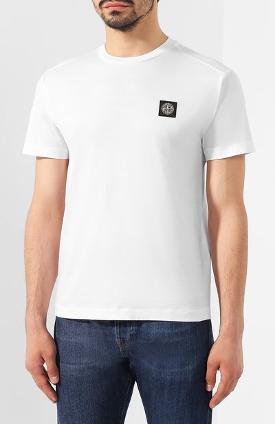 Хлопковая футболка STONE ISLAND, арт. 711524113, фото 3