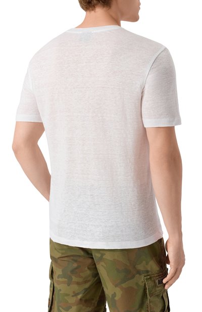 Льняная футболка AERONAUTICA MILITARE, арт. 251TS2402J679, фото 4