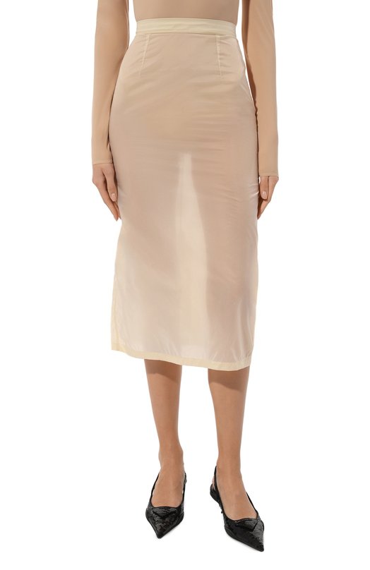 Юбка Maison Margiela S29ME0012/S54847 Кремовый  S29ME0012/S54847 Фото 3