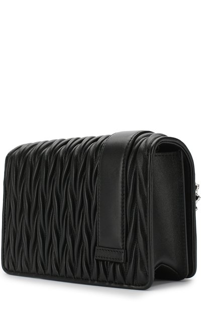 Сумка с брошью на цепочке MIU MIU, арт. 5BF068-N88-F0002-OJO, фото 2