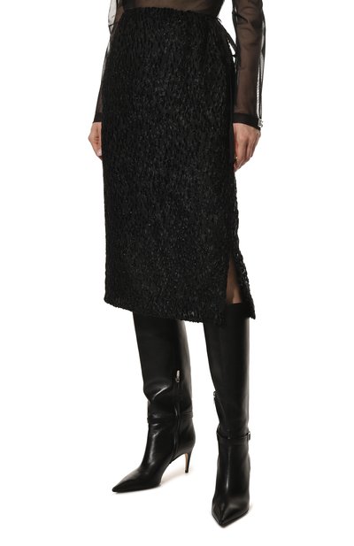Юбка из вискозы и шелка DRIES VAN NOTEN, арт. 222-010842-5038, фото 4