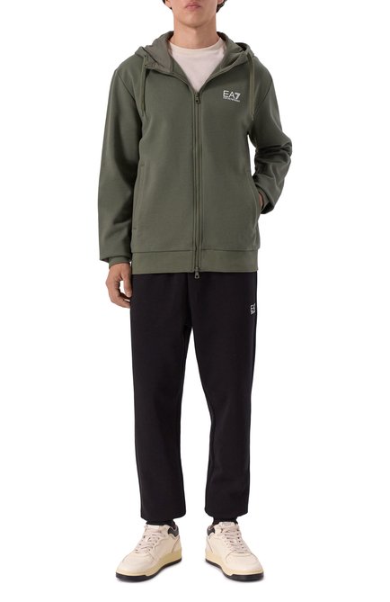 Мужской хлопковый спортивный костюм EA7, арт. 8NPV68/PJVTZ