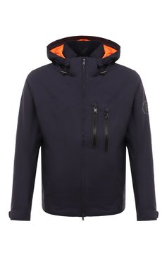Мужская куртка BOGNER темно-синего цвета, арт. 31408702 | Фото 1 (Материал подклада: Синтетический материал; Рукава: Длинные; Длина (верхняя одежда): Короткие; Стили: Кэжуэл; Кросс-КТ: Куртка, Ветровки, Легкие)