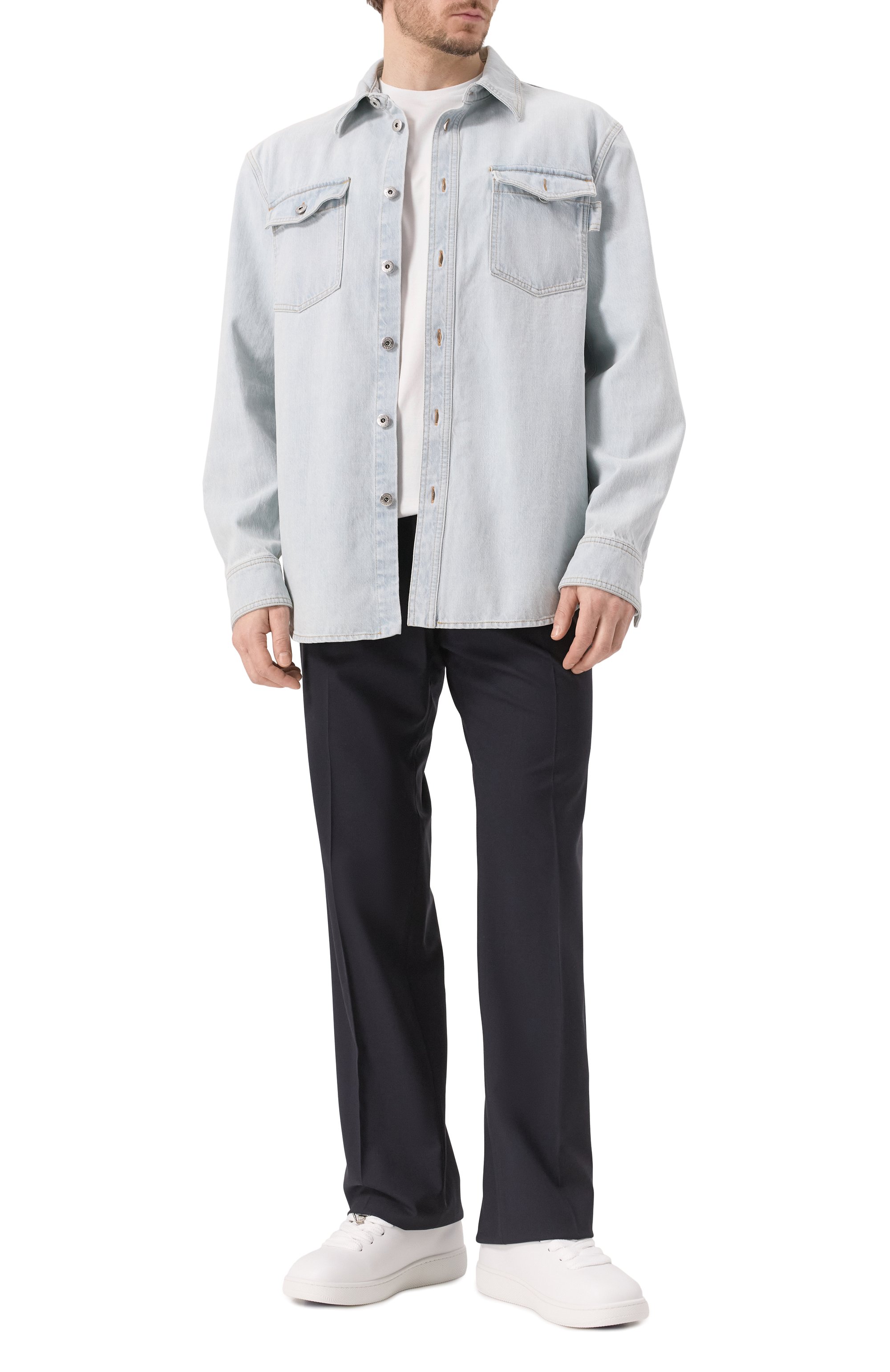 Кожаные кеды box BURBERRY, арт. 8095548, фото 2