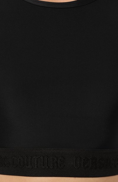Топ VERSACE JEANS COUTURE черного цвета по цене 14800 руб., арт. 77HAH218/J0148, фото 5 Топ VERSACE JEANS COUTURE, арт. 77HAH218/J0148, фото 5