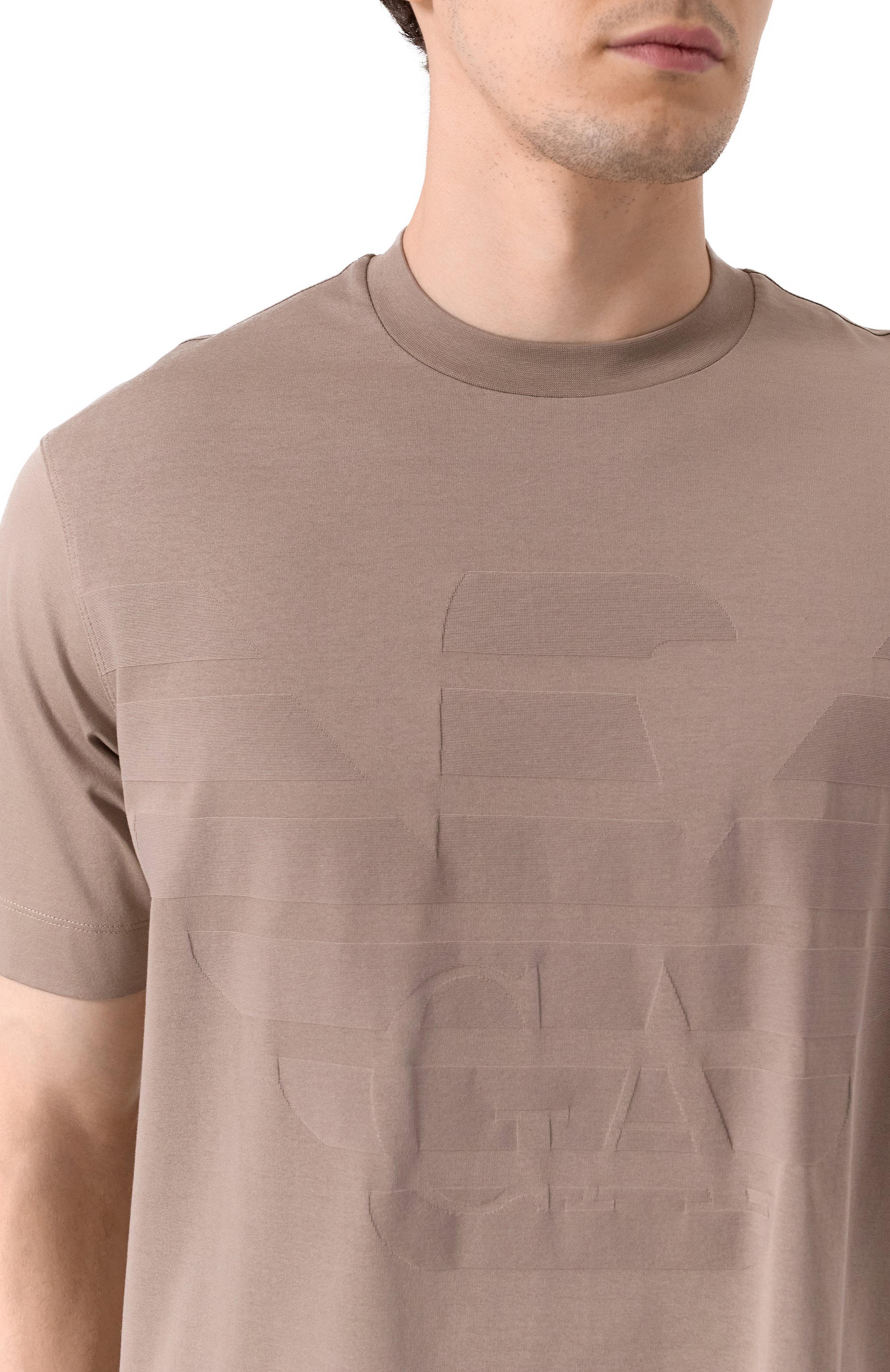 Хлопковая футболка EMPORIO ARMANI, арт. EM000943/AF10762, фото 5