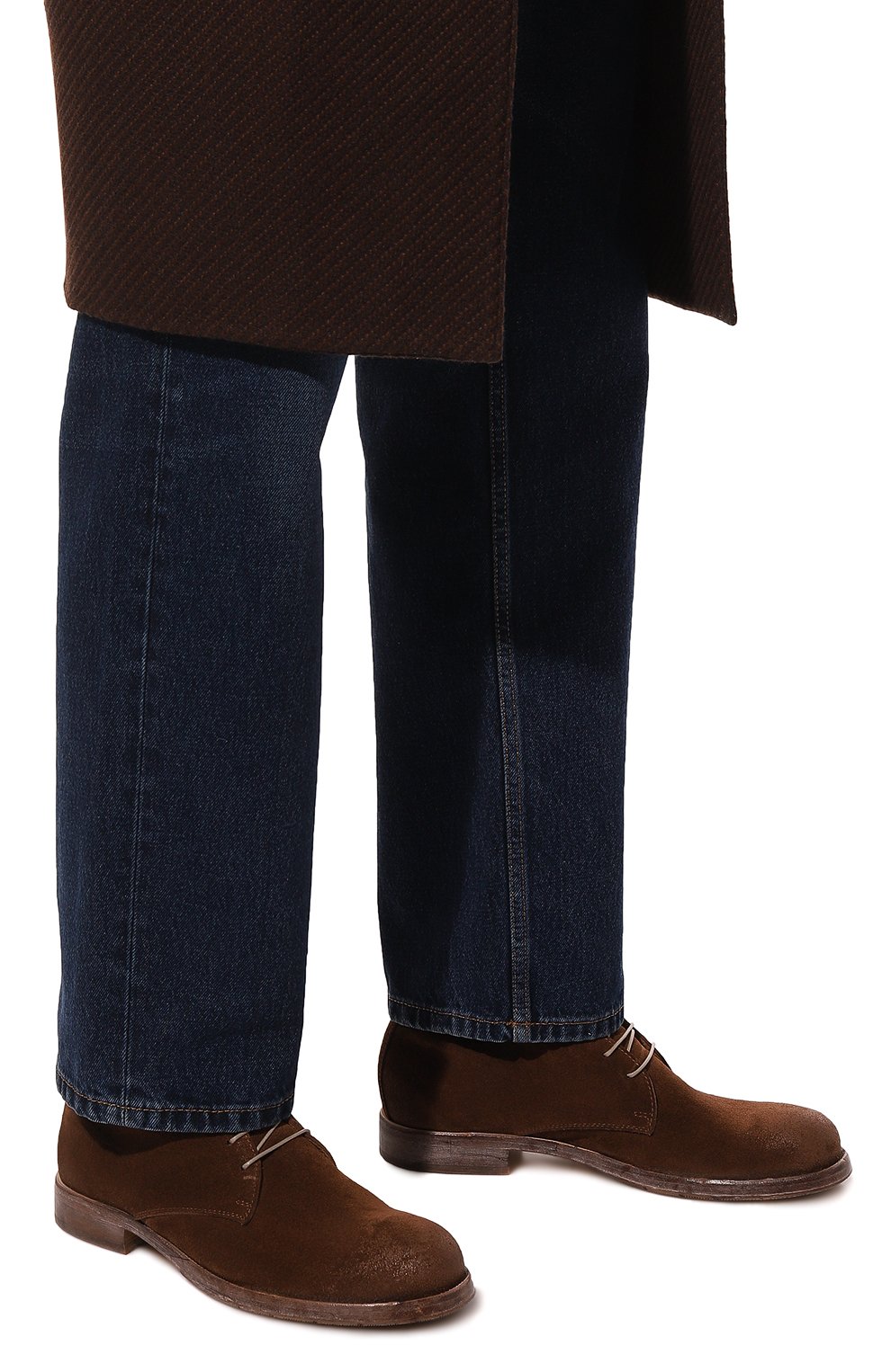 Замшевые ботинки MOMA коричневого цвета по цене 47300 руб., арт. 2BS445-K0B, фото 3 Замшевые ботинки MOMA, арт. 2BS445-K0B, фото 3