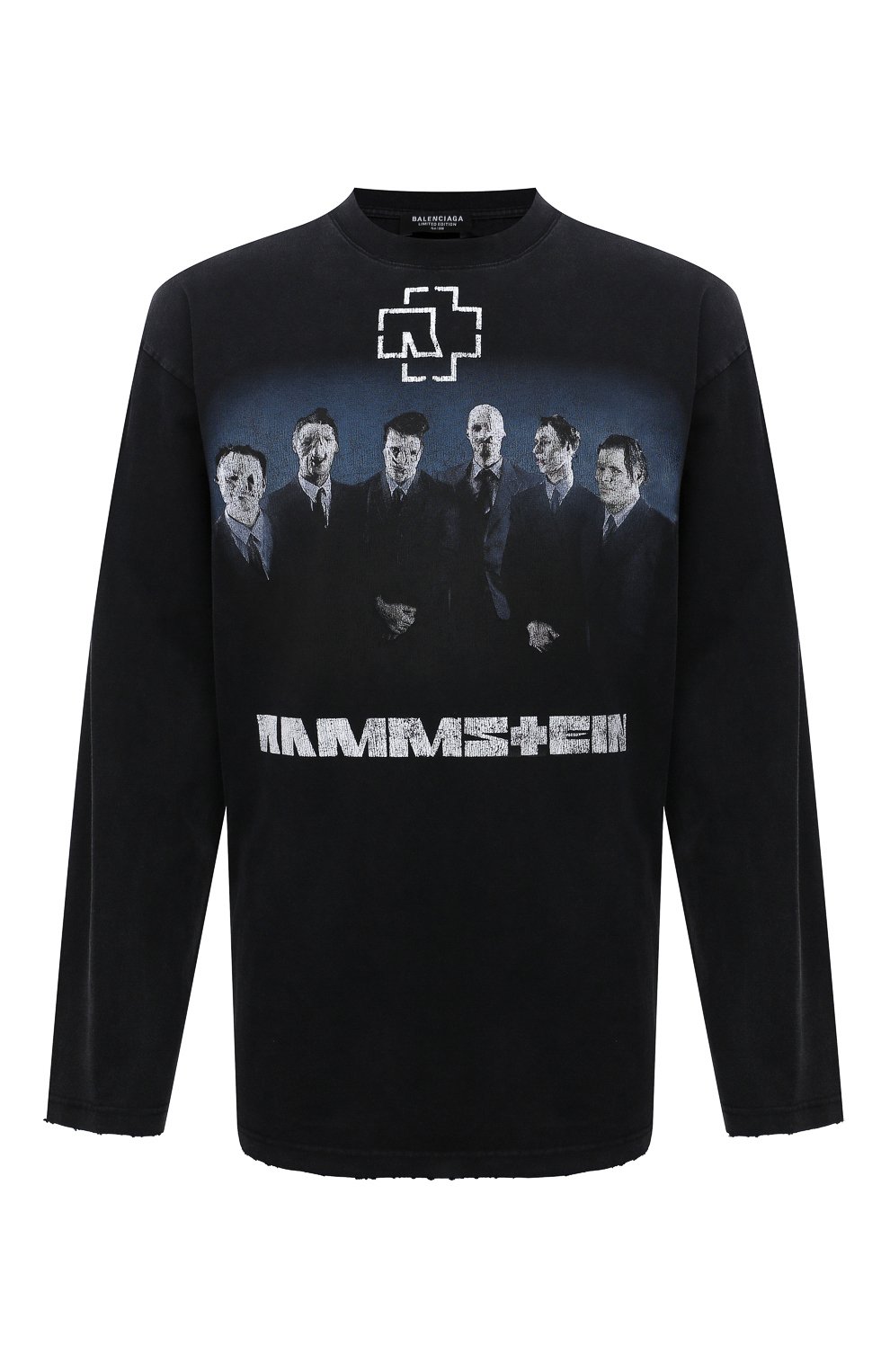 Хлопковый лонгслив balenciaga x rammstein BALENCIAGA, арт. 651796/TLV51, фото 1