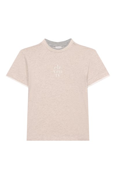 Хлопковая футболка ELEVENTY, арт. EX8P51/Z3121/6-8