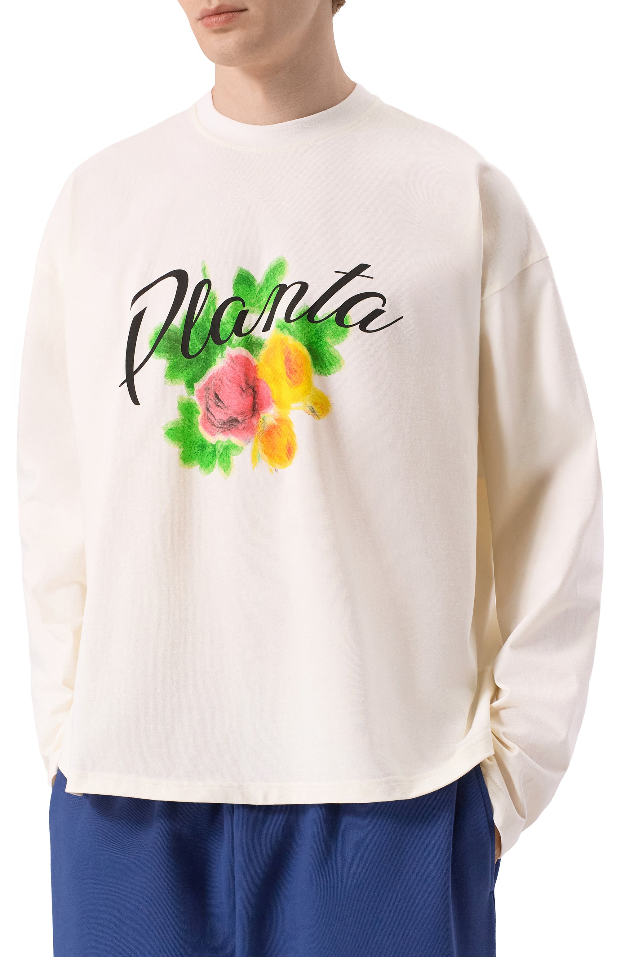 Хло пковый лонгслив PLANTA ROSA, арт. PR/L02.1/DOILY-BOUQUET/280, фото 3