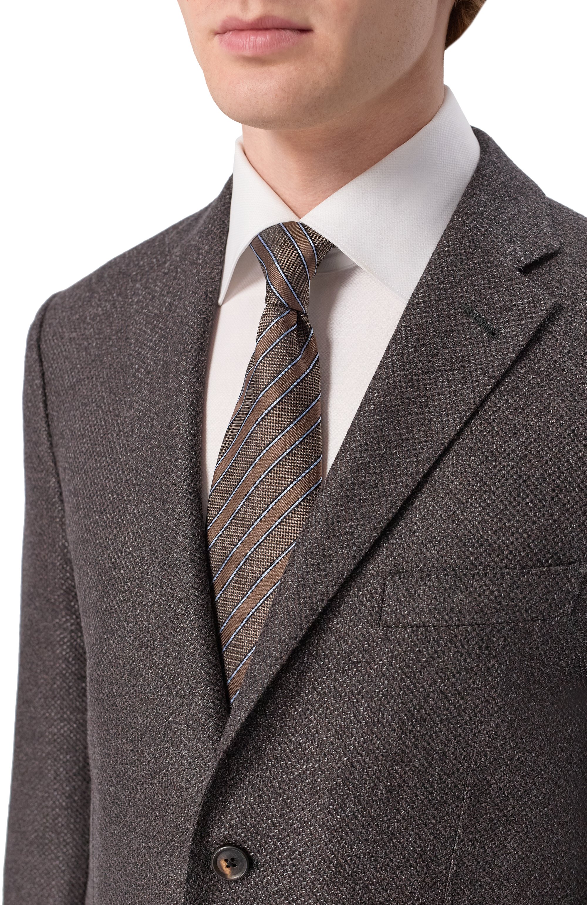 Шелковый галстук BRIONI, арт. 062I00/PD483, фото 2